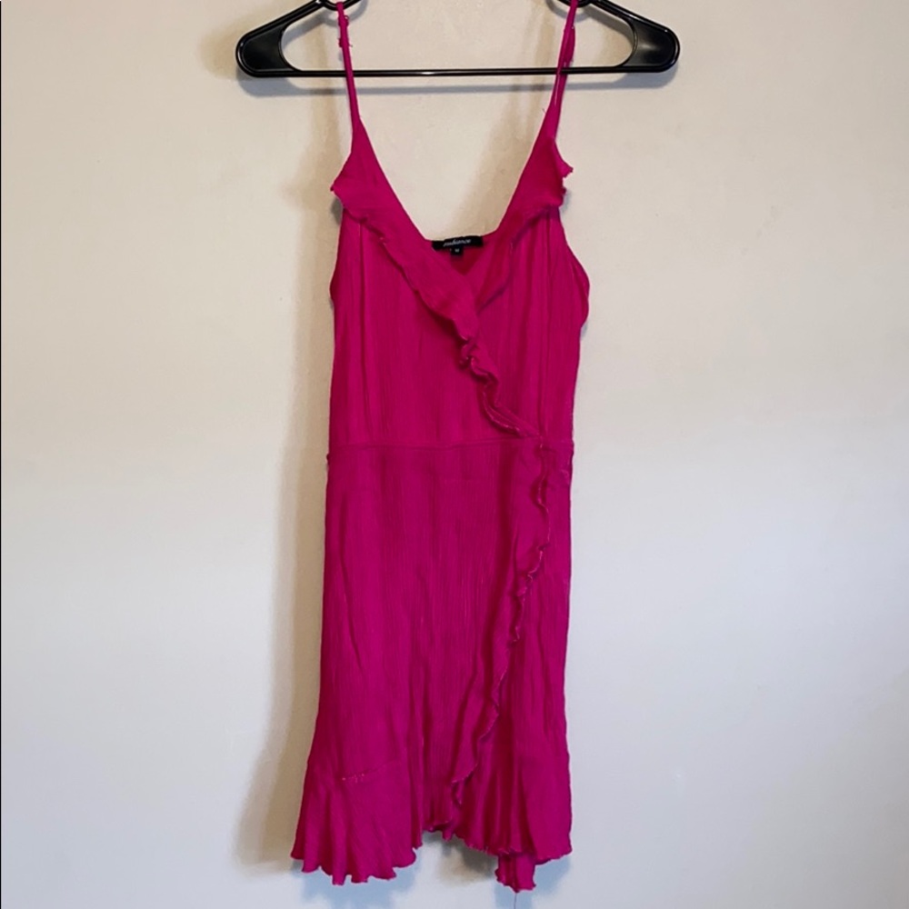Hot pink dress